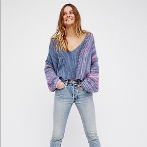Free people amethyst sweater